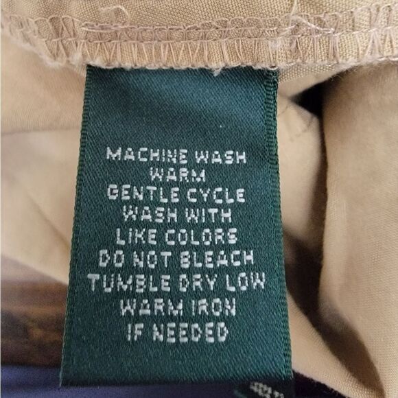 Lauren Ralph Lauren Cargo Short Khaki Tan Color Cotton Size 4 - Picture 7 of 8